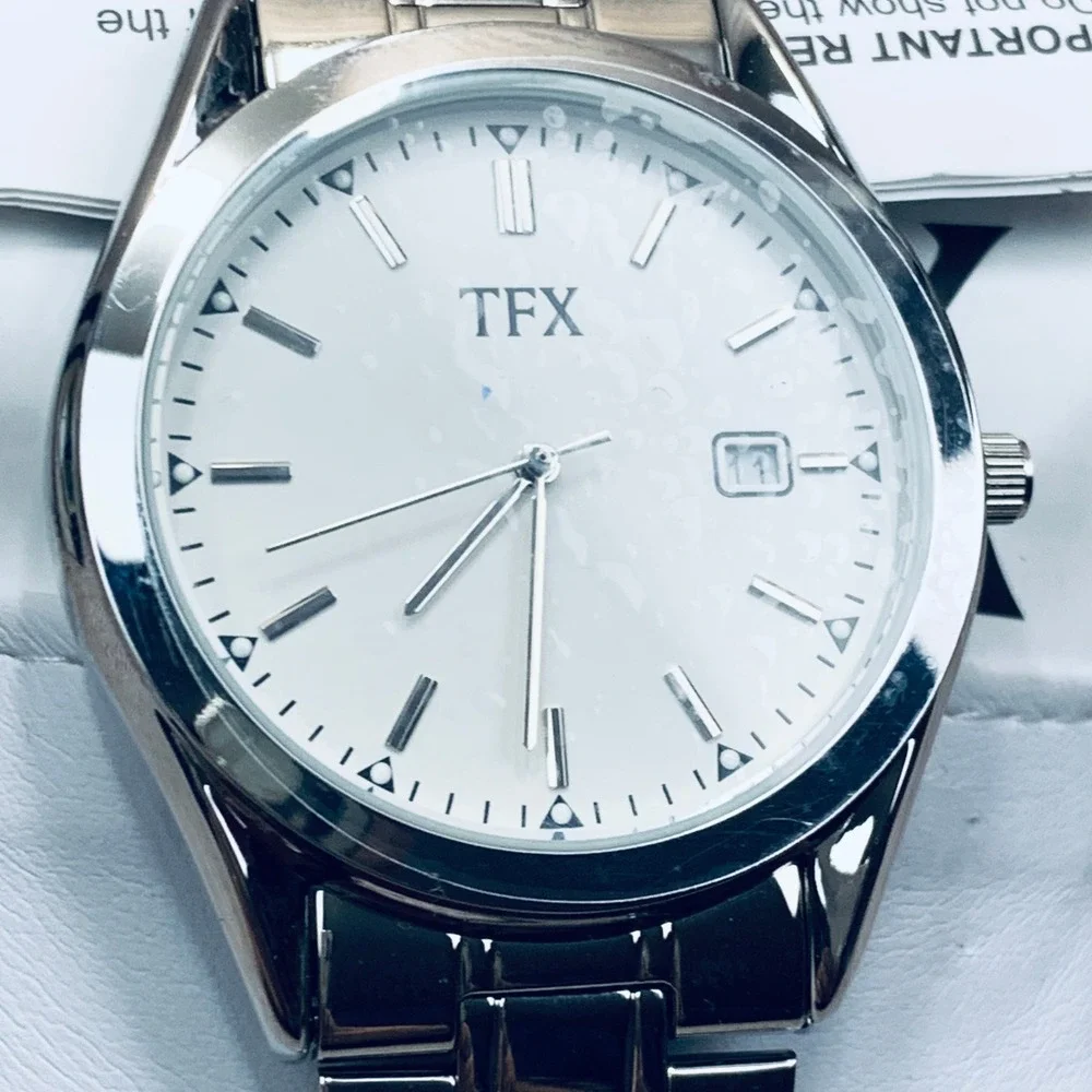 TFX by Bulova 36B100 Stainless Steel Watch with Date Japan Movement In‎ Box